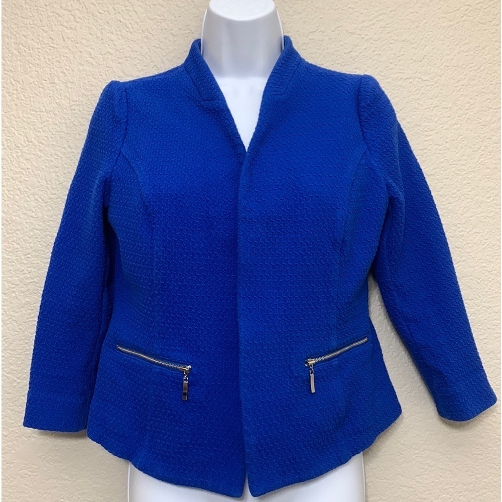 ALFANI Tailored Cobalt Blue Career Blazer Women’s Sz 6